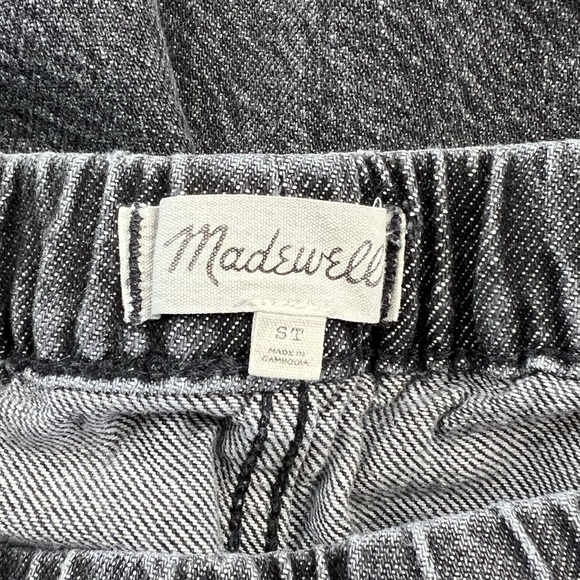 Madewell Relaxed Pull On Elastic Waist Medium Denim Jeans Sz: ST - Picture 10 of 14